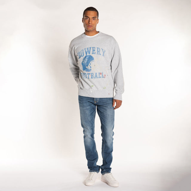 MAN'S CLASSIC REVERSE CREWNECK SWEATSHIRT - Bowery NYC