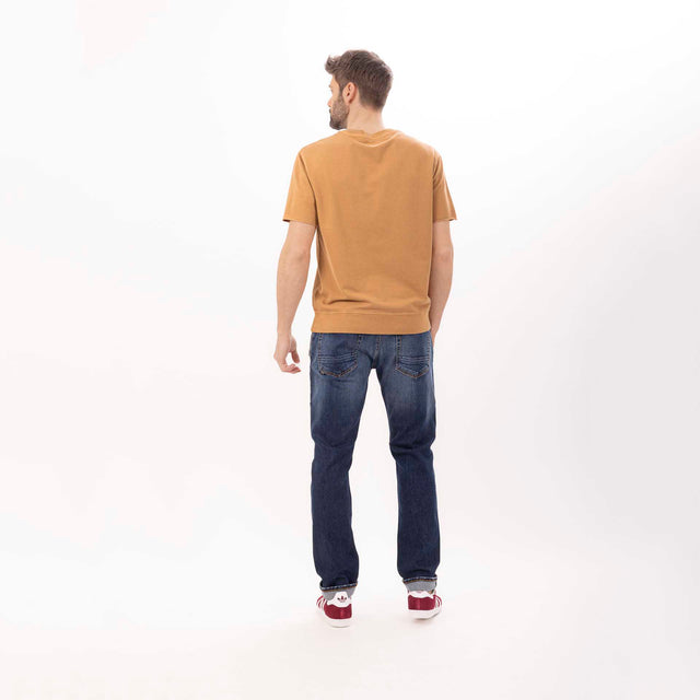 CREW NECK S/S LIGHT SWEAT - RELAXED FIT - Bowery NYC