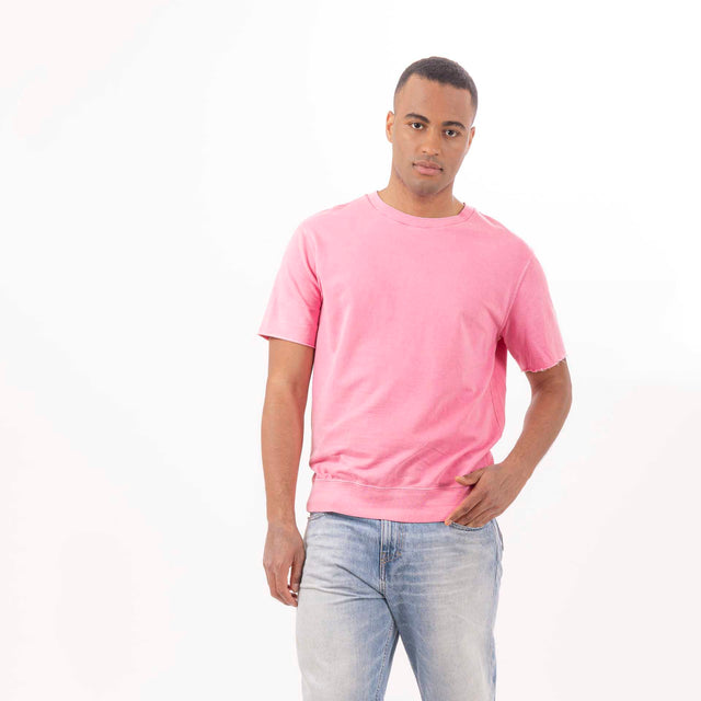 CREW NECK S/S LIGHT SWEAT - RELAXED FIT - Bowery NYC