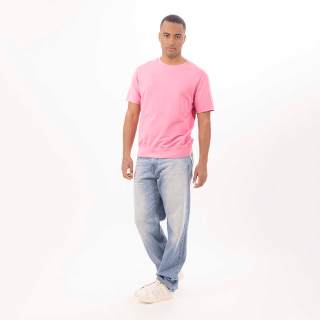 CREW NECK S/S LIGHT SWEAT - RELAXED FIT - Bowery NYC