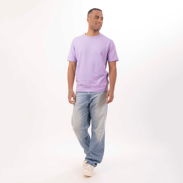 CREW NECK S/S LIGHT SWEAT - RELAXED FIT - Bowery NYC