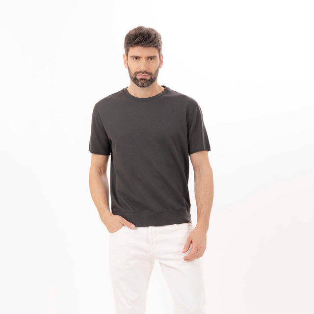 CREW NECK S/S LIGHT SWEAT - RELAXED FIT - Bowery NYC