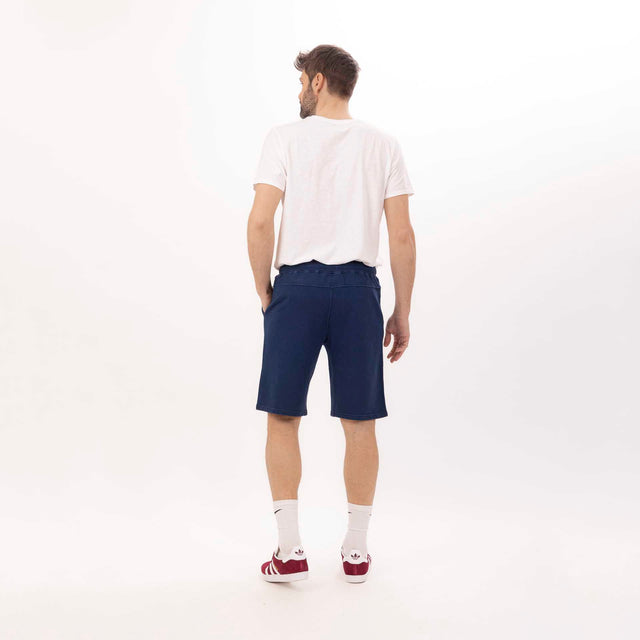 MAN'S ESSENTIAL COMBED FLEECE SWEAT SHORT - GARMENT DYED - Bowery NYC