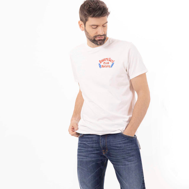 MAN'S "CLUB MONTEREY" CREWNECK SHORT SLEEVE T-SHIRT - VINTAGE JERSEY