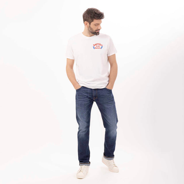 MAN'S "CLUB MONTEREY" CREWNECK SHORT SLEEVE T-SHIRT - VINTAGE JERSEY