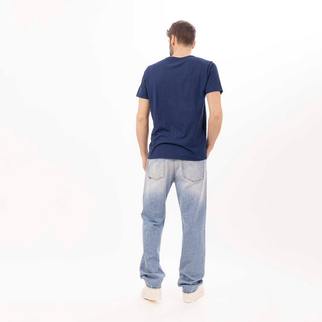 MAN'S ESSENTIAL CREWNECK SHORT SLEEVE T-SHIRT - SLUB JERSEY - Bowery NYC