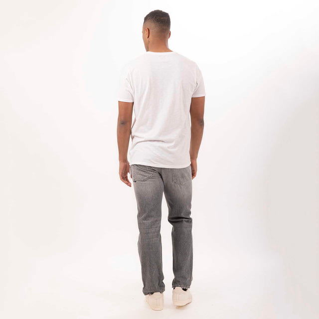 MAN'S ESSENTIAL CREWNECK SHORT SLEEVE T-SHIRT - SLUB JERSEY - Bowery NYC