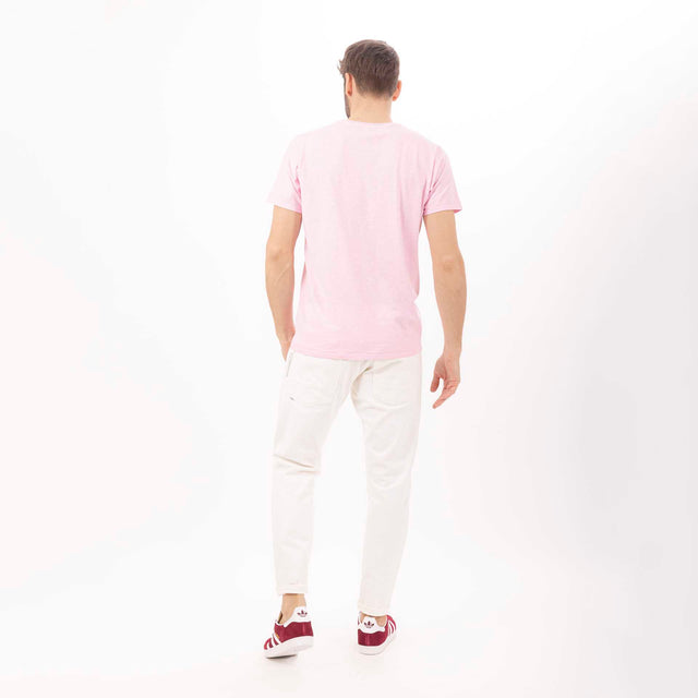 MAN'S ESSENTIAL CREWNECK SHORT SLEEVE T-SHIRT - SLUB JERSEY - Bowery NYC