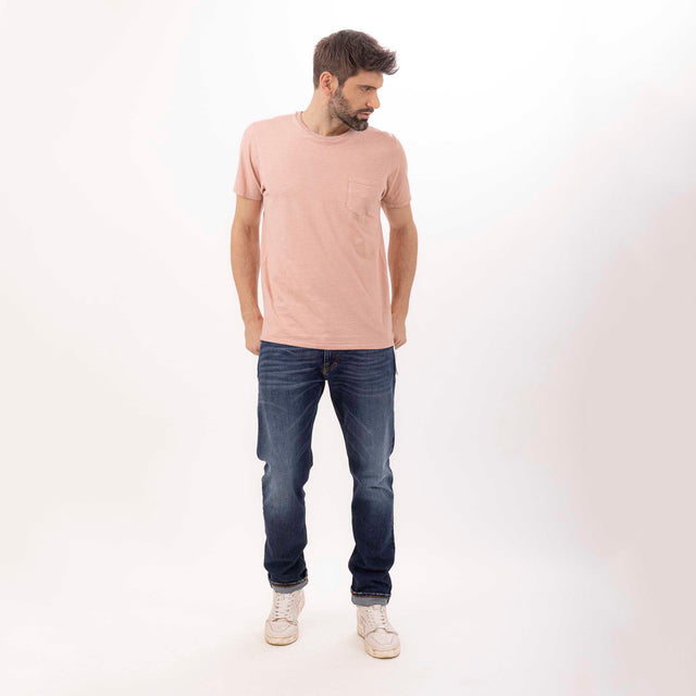 ESSENTIAL T-SHIRT W/ POCKET - SLUB JERSEY