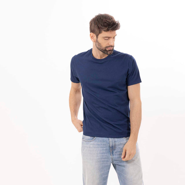 MAN'S ESSENTIAL CREWNECK SHORT SLEEVE T-SHIRT - VINTAGE JERSEY - Bowery NYC