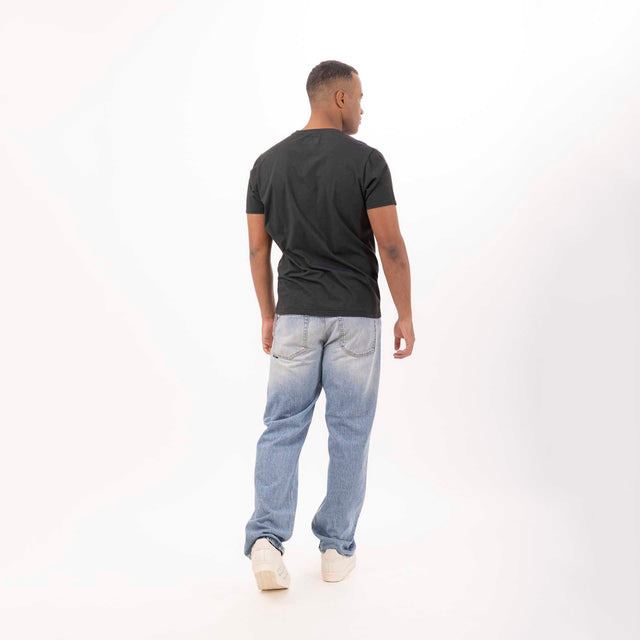 MAN'S ESSENTIAL CREWNECK SHORT SLEEVE T-SHIRT - VINTAGE JERSEY - Bowery NYC