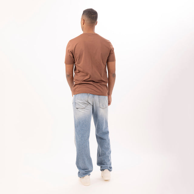 MAN'S ESSENTIAL CREWNECK SHORT SLEEVE T-SHIRT - MAKO JERSEY - Bowery NYC