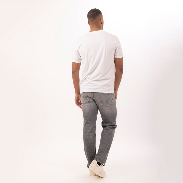 MAN'S ESSENTIAL CREWNECK SHORT SLEEVE T-SHIRT - MAKO JERSEY - Bowery NYC