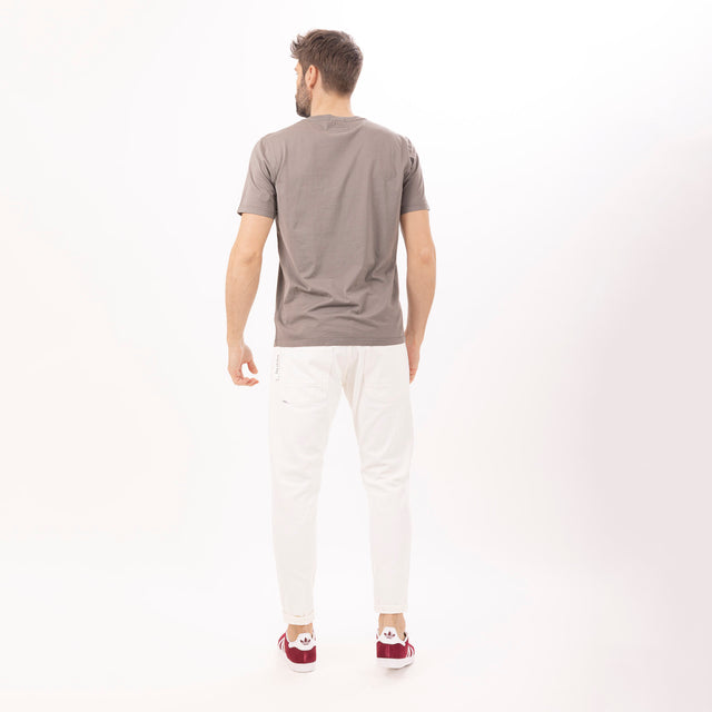 MAN'S ESSENTIAL CREWNECK SHORT SLEEVE T-SHIRT - MAKO JERSEY - Bowery NYC