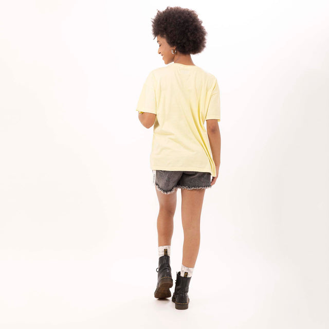WOMEN'S "CALIFORNIA" CREWNECK BOY FIT T-SHIRT- VINTAGE JERSEY - Bowery NYC
