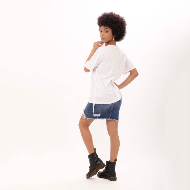 WOMEN'S "CALIFORNIA" CREWNECK BOY FIT T-SHIRT- VINTAGE JERSEY - Bowery NYC