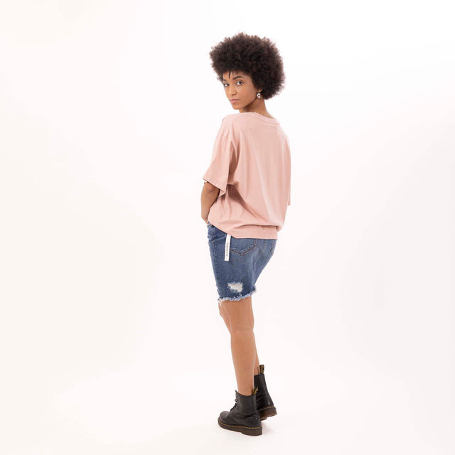 WOMEN'S "THRILLING" CREWNECK OVERSIZE T-SHIRT- VINTAGE JERSEY - Bowery NYC