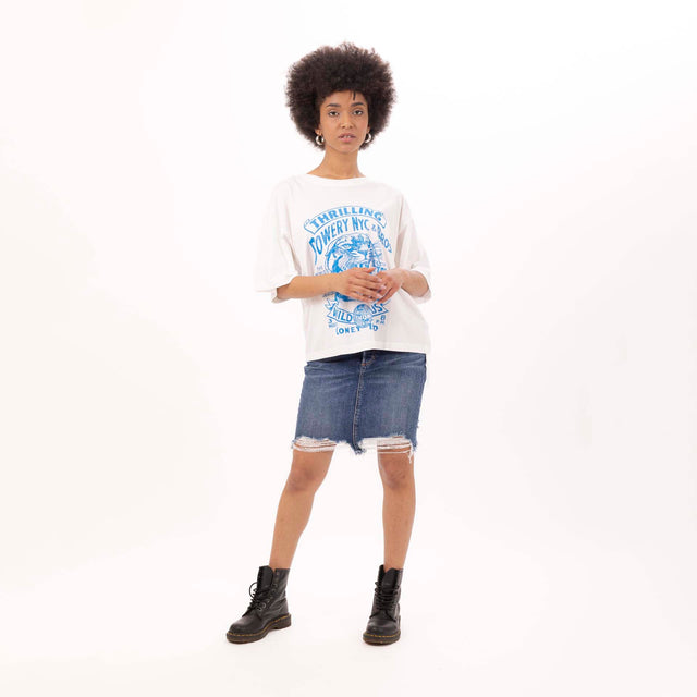 WOMEN'S "THRILLING" CREWNECK OVERSIZE T-SHIRT- VINTAGE JERSEY