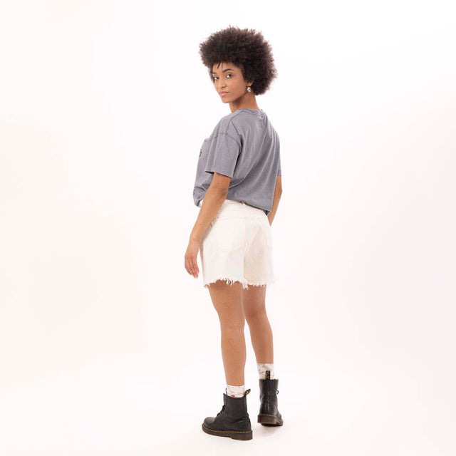 WOMEN'S "THRILLING" CREWNECK BOY FIT T-SHIRT- VINTAGE JERSEY