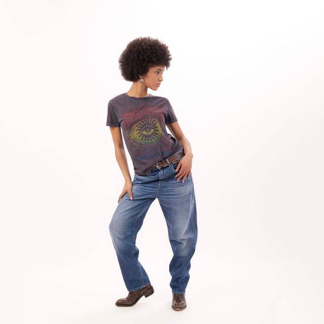 WOMEN'S "BRING ON THE SUNSHINE" CREWNECK SLIM T-SHIRT- VINTAGE JERSEY