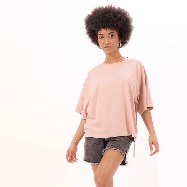 WOMEN'S CREWNECK OVERSIZE T-SHIRT- VINTAGE JERSEY - Bowery NYC