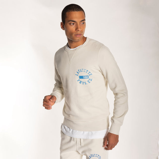 MAN'S "LA FAYETTE" CREWNECK COMBED SWEAT - Bowery NYC