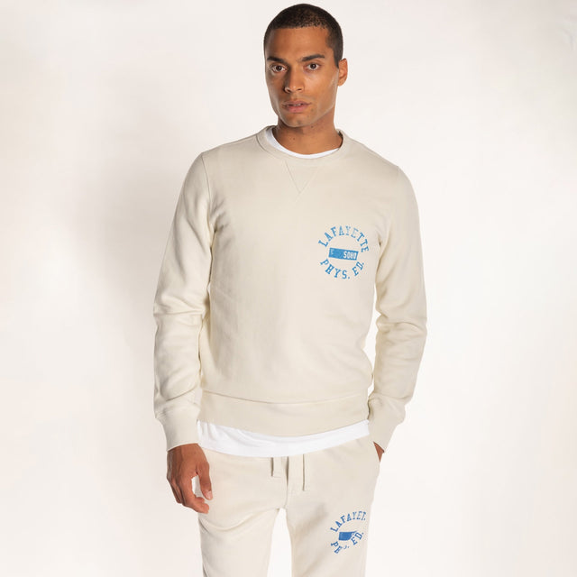 MAN'S "LA FAYETTE" CREWNECK COMBED SWEAT - Bowery NYC