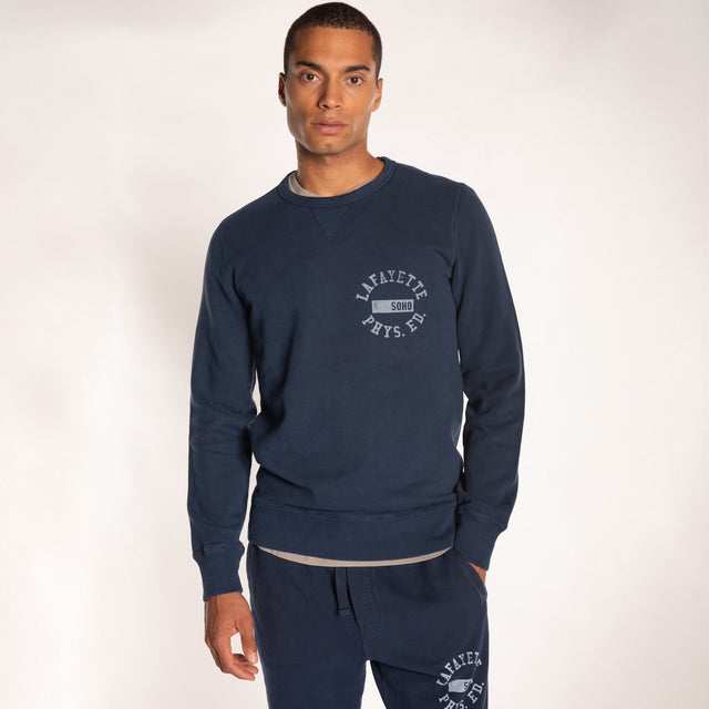 MAN'S "LA FAYETTE" CREWNECK COMBED SWEAT - Bowery NYC