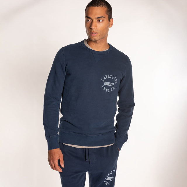 MAN'S "LA FAYETTE" CREWNECK COMBED SWEAT - Bowery NYC