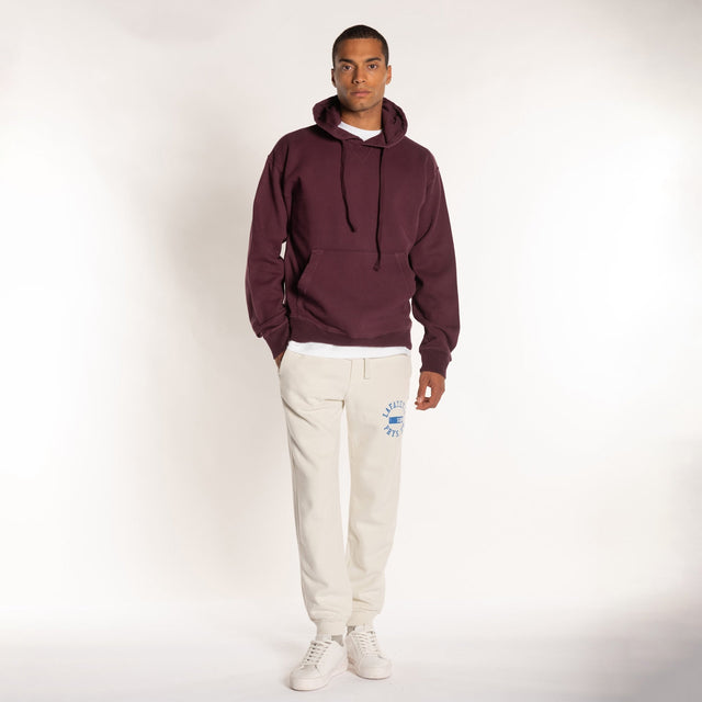 MAN'S ESSENTIAL HOODED SWEATSHIRT - GARMENT DYED - Bowery NYC