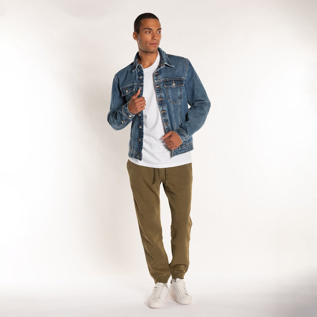 MAN'S ESSENTIAL SWEATPANT - GARMENT DYED - Bowery NYC