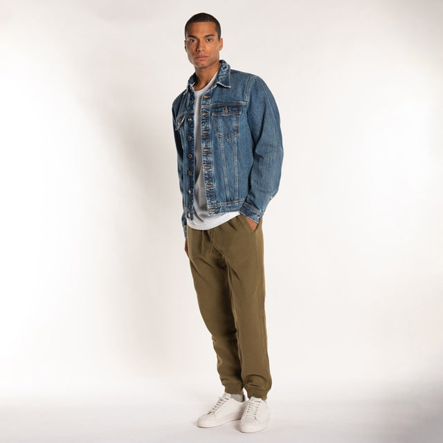 MAN'S ESSENTIAL SWEATPANT - GARMENT DYED - Bowery NYC