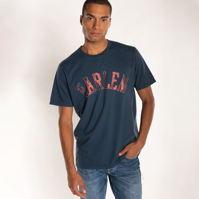 MAN'S "HARLEM" S/S CREWNECK TSHIRT - HEAVY JERSEY - Bowery NYC