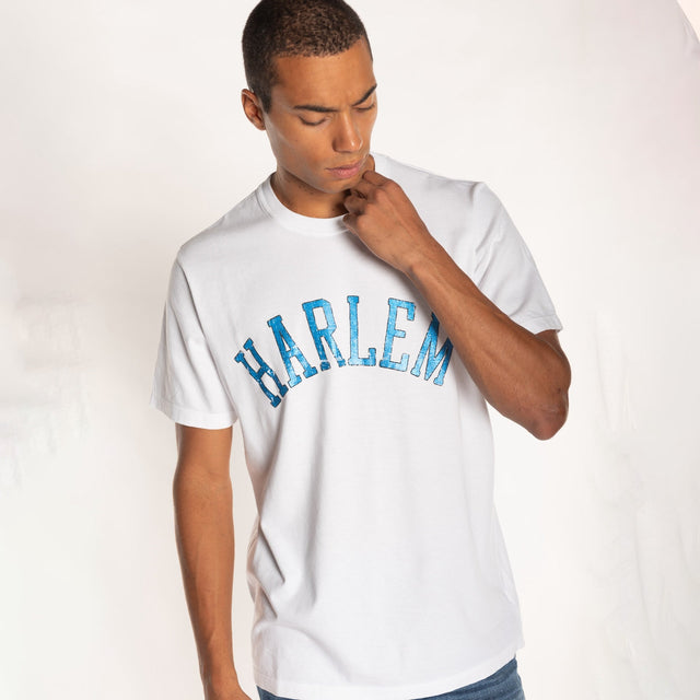 MAN'S "HARLEM" S/S CREWNECK TSHIRT - HEAVY JERSEY - Bowery NYC
