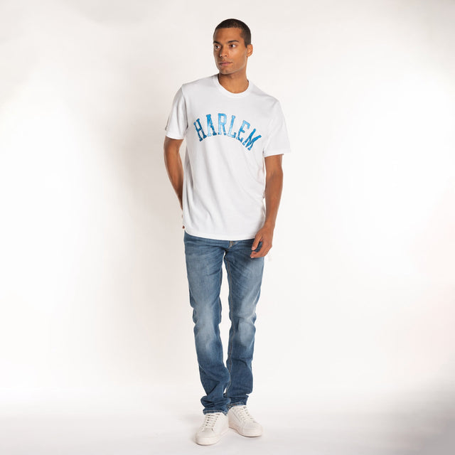 MAN'S "HARLEM" S/S CREWNECK TSHIRT - HEAVY JERSEY - Bowery NYC