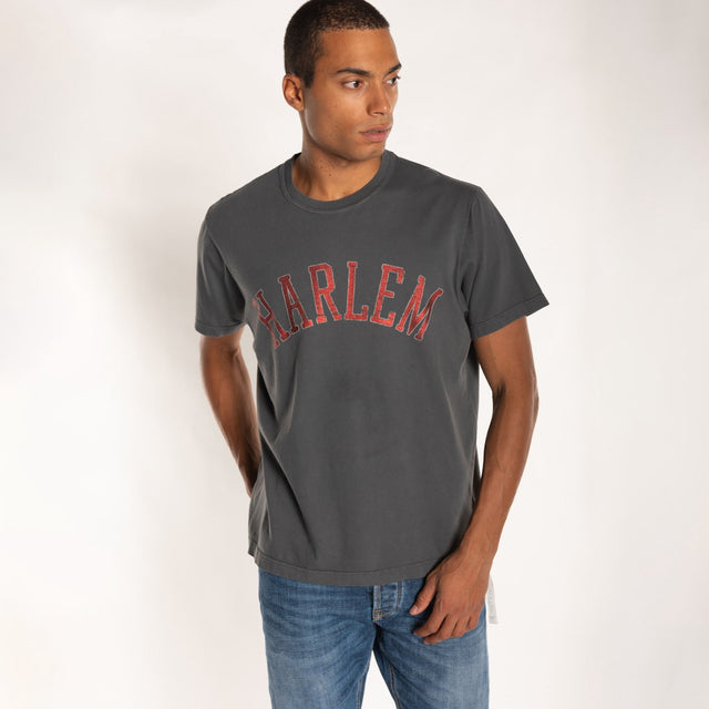 MAN'S "HARLEM" S/S CREWNECK TSHIRT - HEAVY JERSEY - Bowery NYC