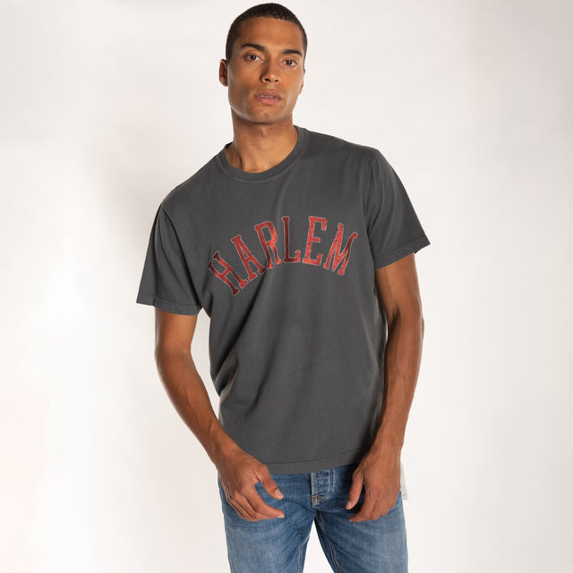 MAN'S "HARLEM" S/S CREWNECK TSHIRT - HEAVY JERSEY - Bowery NYC