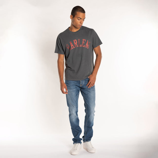 MAN'S "HARLEM" S/S CREWNECK TSHIRT - HEAVY JERSEY - Bowery NYC