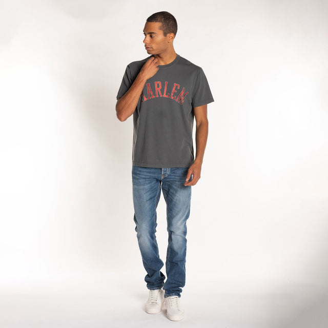 MAN'S "HARLEM" S/S CREWNECK TSHIRT - HEAVY JERSEY - Bowery NYC