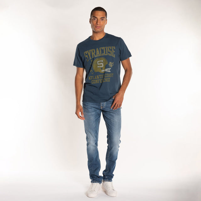 MAN'S "SYRACUSE" S/S CREWNECK TSHIRT - VINTAGE JERSEY - Bowery NYC