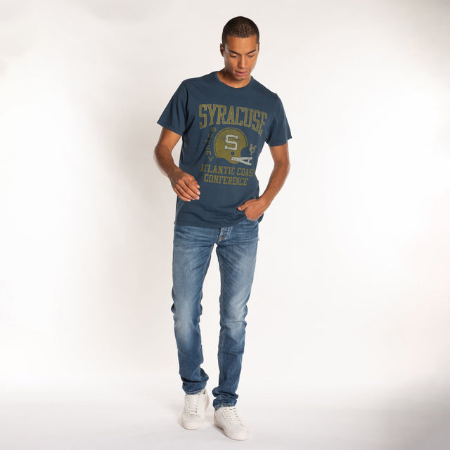 MAN'S "SYRACUSE" S/S CREWNECK TSHIRT - VINTAGE JERSEY - Bowery NYC