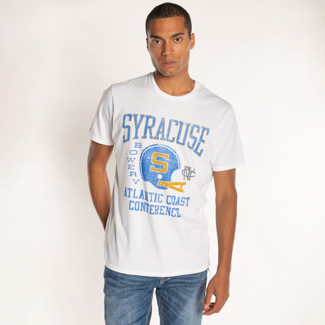 MAN'S "SYRACUSE" S/S CREWNECK TSHIRT - VINTAGE JERSEY - Bowery NYC
