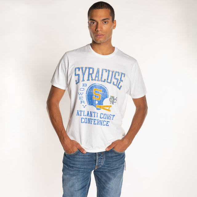 MAN'S "SYRACUSE" S/S CREWNECK TSHIRT - VINTAGE JERSEY - Bowery NYC