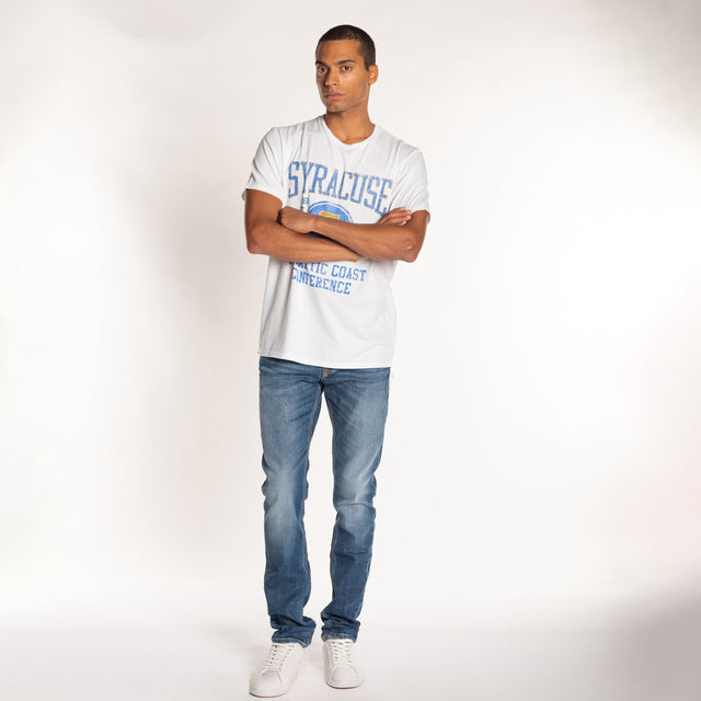 MAN'S "SYRACUSE" S/S CREWNECK TSHIRT - VINTAGE JERSEY - Bowery NYC
