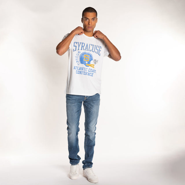 MAN'S "SYRACUSE" S/S CREWNECK TSHIRT - VINTAGE JERSEY - Bowery NYC