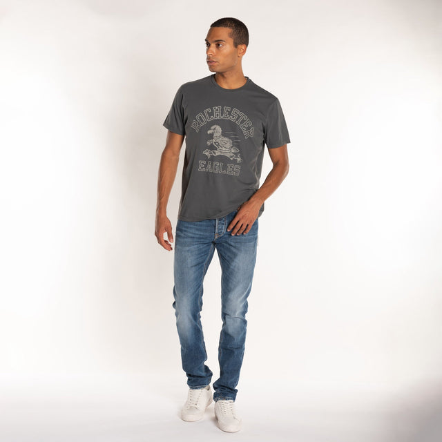 MAN'S "ROCHESTER" S/S CREWNECK TSHIRT - VINTAGE JERSEY - Bowery NYC