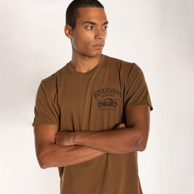 MAN'S "GEARLORDS" S/S CREWNECK TSHIRT - SLUB JERSEY - Bowery NYC