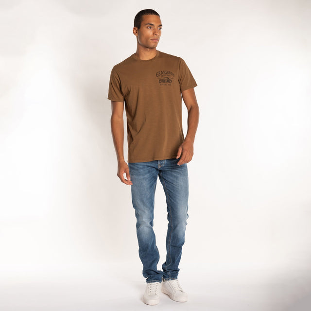 MAN'S "GEARLORDS" S/S CREWNECK TSHIRT - SLUB JERSEY - Bowery NYC