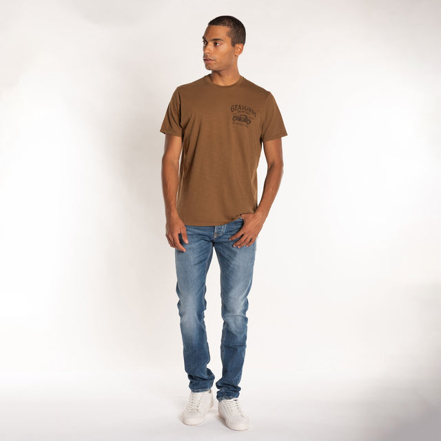 MAN'S "GEARLORDS" S/S CREWNECK TSHIRT - SLUB JERSEY - Bowery NYC