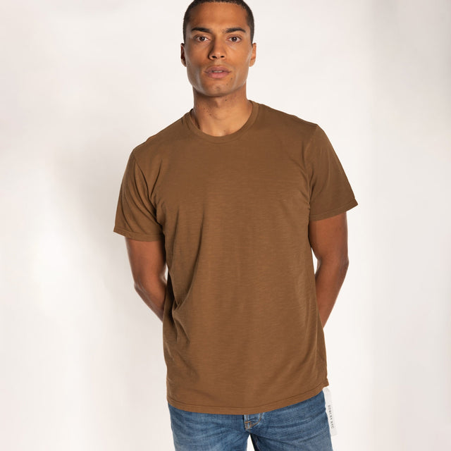 MAN'S ESSENTIAL S/S CREWNECK TSHIRT - SLUB JERSEY - Bowery NYC